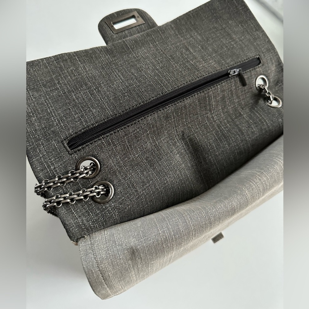 Chanel Denim Grey Reissue Medium Large Flap Bag - Picture 10 of 16